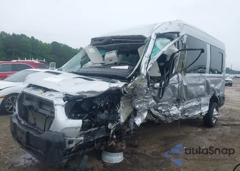 2022 Ford Transit-150 Crew Van из США, поврежденный, VIN 1FTYE2DG0NKA74229